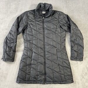 Patagonia Jacket Puffer Coat Womens S Black Goose Down Long Winter Warm Packable